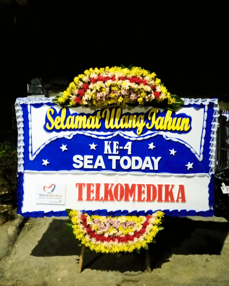 Papan karangan Uk 200x120 cm 2 jambul