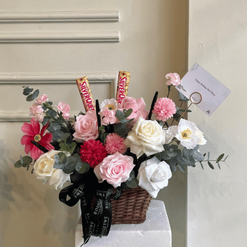 Flowers basket x silverqueen