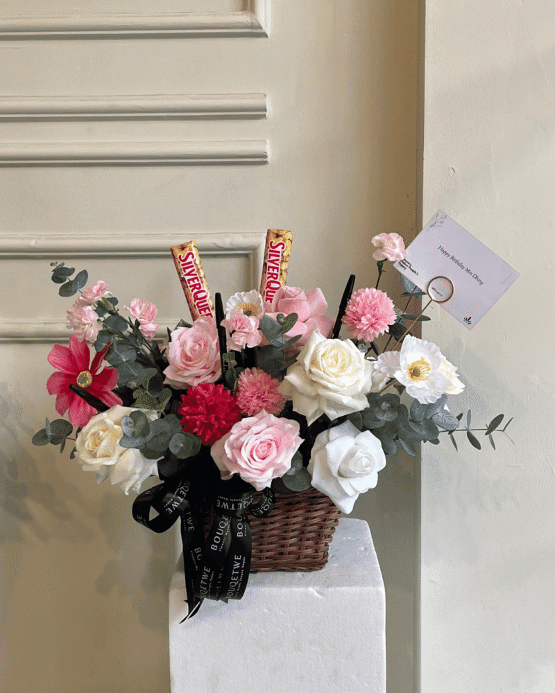 Flowers basket x silverqueen