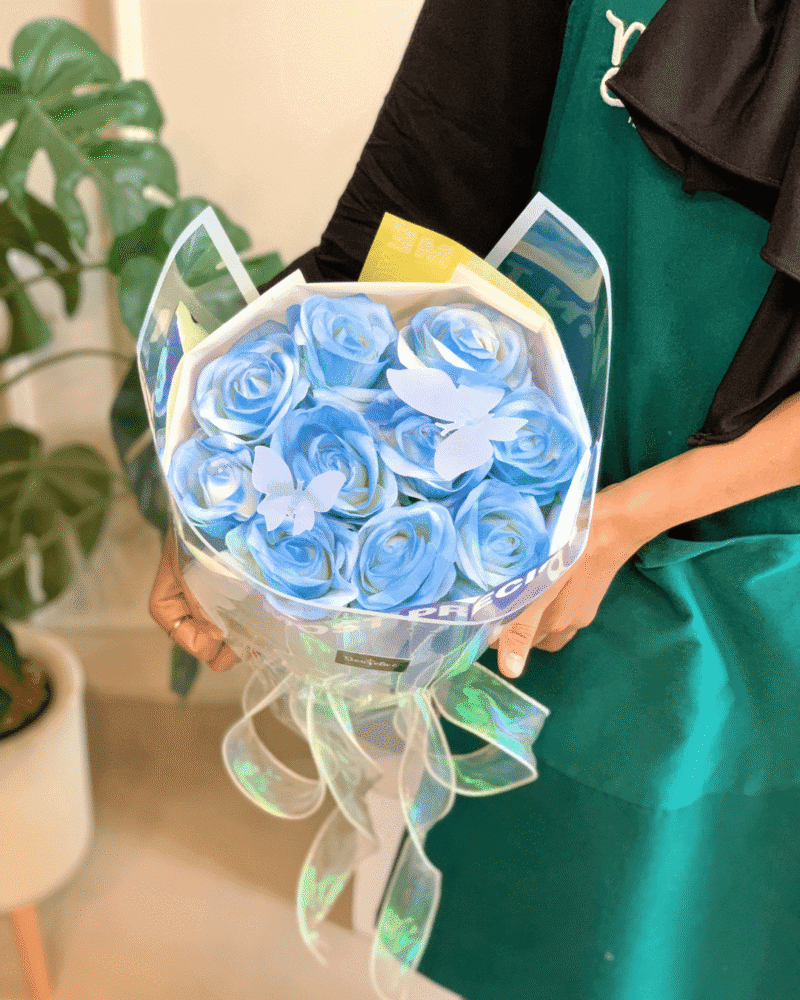 Blue butterfly bloom (MEDIUM)