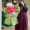 Pink Blush Bloom  (LARGE)