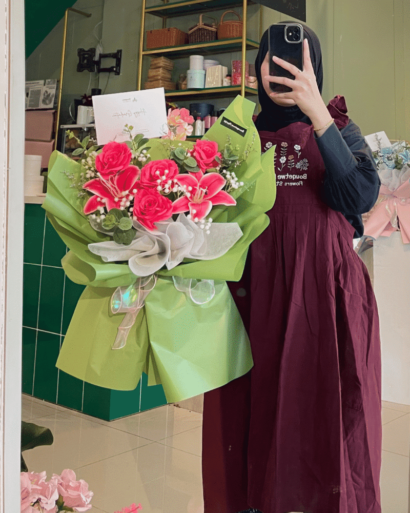 Pink Blush Bloom  (LARGE)