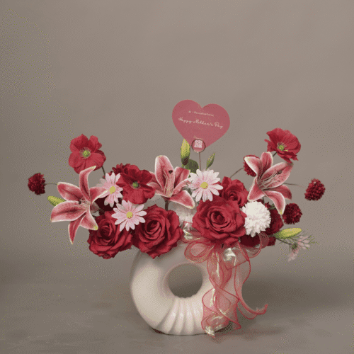Donut vase petals