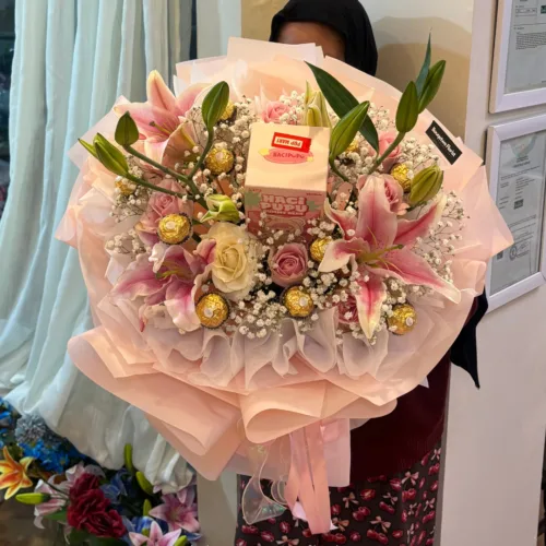 Ferrero lily petals fresh flowers extra large