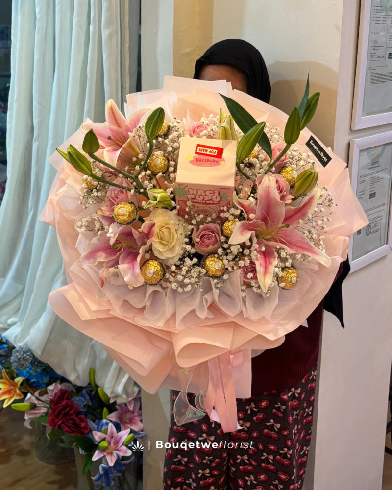 Ferrero lily petals fresh flowers extra large