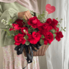 Red Velvet Basket (MEDIUM)