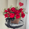 Red Velvet Basket (MEDIUM)