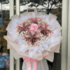 Pink Blossom Money Bouquet (Large 20 lembar)