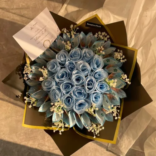 Daylight Bloom Money Bouquet (Large 20 Lembar)