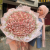 Grand Rose Money Bouquet (Extra Large 100 Lembar)