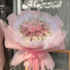 Blush Belle Money Bouquet (Medium 10 Lembar)