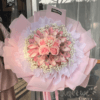 Blush Belle Money Bouquet (Medium 10 Lembar)