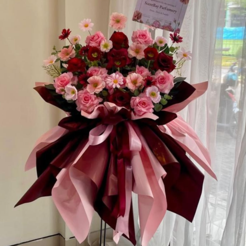 Velvet Standing Flowers (EXTRA LARGE)