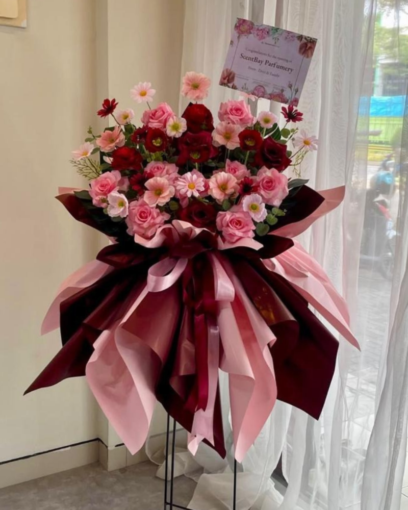 Velvet Standing Flowers (EXTRA LARGE)